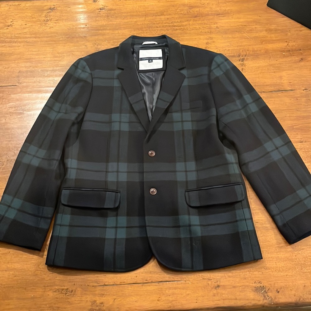 Tommy Hilfiger Black Watch Plaid Blazer size 48R